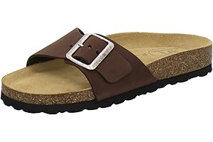 AFS-Schuhe 2112, modische Damen-Pantoletten, hochwertiges, echtes Leder, Made in Germany