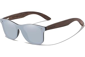 KITHDIA Polarizadas Madera Gafas De Sol Hombre/Mujer UV400 Protección S5029