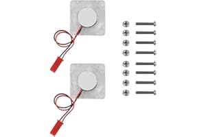 DollaTek 2 Ventiladores Silenciosos Sin Escobillas 30mm para Raspberry Pi 5/4b/3b+/3b/2b+ 5V DC Ultra Silencioso Conector Blue LCD Ruido 18dB Incluye Tornillos de Montaje