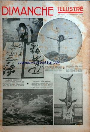 DIMANCHE ILLUSTRE [No 550] du 10/09/1933 en ligne