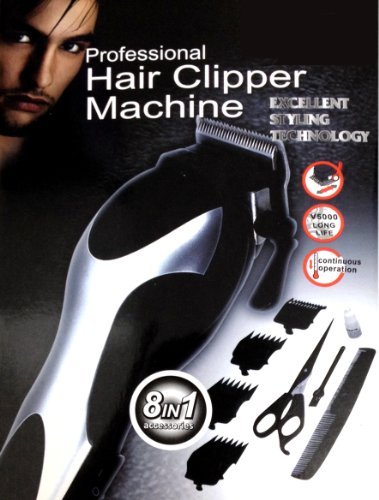 Professional Hair Styling Kit 8 in 1 Hair Clipper set Men Hair Grooming