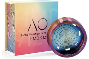 AO HOOKAH AO HMD 912 Edelstahl Smokebox für Shishas (Rainbow) AO HMD 912 Edelstahl Smokebox für Shishas (Gun Metal), Shisha HMD für Shisha Kopf. Shisha Kopf Aufsatz aus Edelstahl. passend für jede Shisha