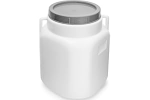 LILAWELT24 Plastikfass, 50L Fass aus HDPE-Kunststoff, Deckelfass, Spundfass, Kunststofffass, Universalfass, Wasserfass, Weithalsfass Lebensmittelfass