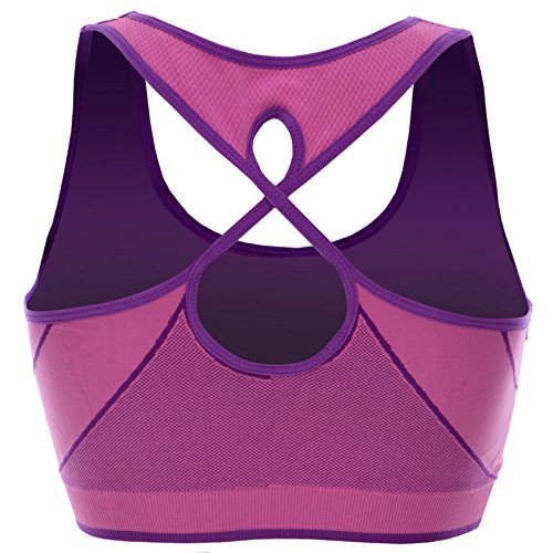 Komfort Damen Push Up Ohne Buegel Sport BH Bustier Stretch Sports Oberteil 20908 - 2