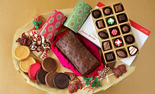 Jus' Trufs Santa with Chocolate Goodies Hamper, 1120 g