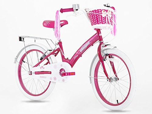 PRINCESS PINK GRIL'S BIKES IN SIZE 20 inches + front pink basket - AGE 5-12 YEARS OLD