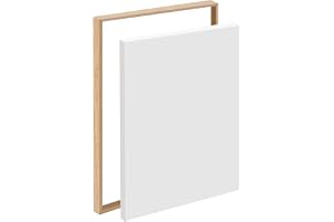BTSAE Skuggfogsram 50 x 70 cm aluminiumram för canvas, montage utan hål, lätt att ta bort för att ändra design, svart ram för