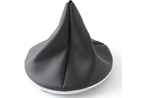 FiTspi Soufflet de levier de vitesse en cuir PU pour Fiat 500 500C