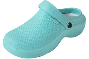 R-ISLAND Zuecos Sanitarios para Mujer,Adulto,Hecho con EVA,Antideslizante y Ligero,Genial para Trabajo Hospital y Clinicas.