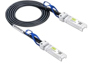 10Gtek 25G SFP28 SFP+ DAC Cable - 25GBASE-CR SFP28 to SFP28 Passive Direct Attach Copper Twinax Cable for Cisco SFP-H25GB-CU0.5M, 0.5-Meter(1.64ft)