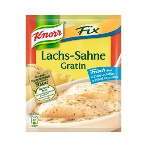 Preisvergleich Produktbild KnorrPrandell Fix Cremige lachs Gratin (lachs-sahne Gratin) (4 Stück)