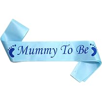 Unique Baby Shower Teller – 8 Stück, 23 Cm, Blaue Herzen, Plastikfrei & Umweltfreundlich