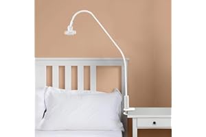 KUWUNG Supporto per Tubi CPAP, Flessibile e Regolabile, Accessori per Ventilatori, Tubo Flessibile per Cpap, Bianco, 1 Unità