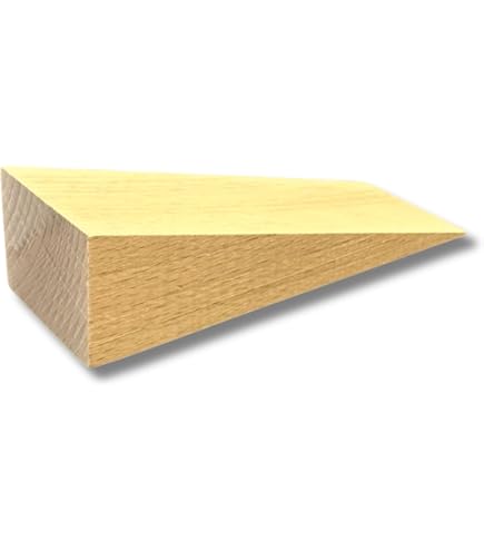 10 Cunei In Legno Per Fermaporte - 10x3x3 Cm, Antiscivolo, Per Mobili, Porte, Cucina, Ufficio - Foto 13