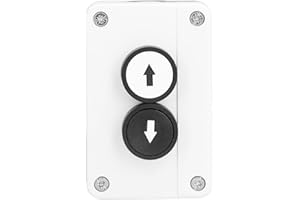 GAROSA SGKJ 2N Up Down Switch Control Box, Momentary Up Down Switch Station for Hoist Roller Shutter Door, Crane Pendant Hoist