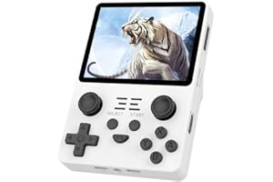 Whatsko Powkiddy RGB20S Console de Jeu Portable,Mini Console rétro avec 16GB+64GB 15000 Jeux,RK3326 Quad-Core Open Source Linux System(Ark OS),Console de Jeu rétro 3,5" écran OGA 3500 mAh