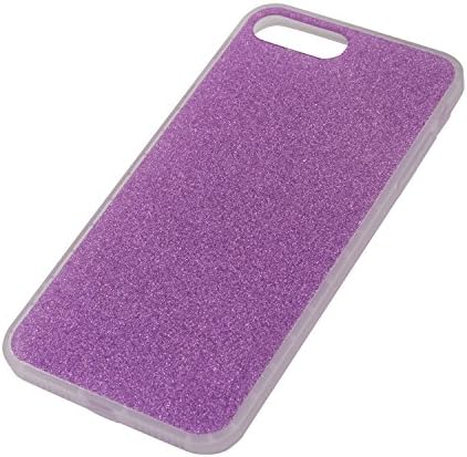 iPhone 7 Plus Case,[TPU+PC] Shockproof Durable Shell [Slim Fit, Hard Back Cover] Luxury Bling Glitter Sparkle Designer Case for iPhone 7 Plus 5.5inch (Purple)