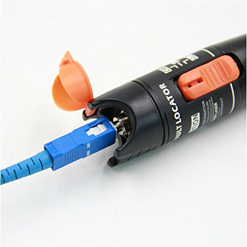 10MW 10KM Faser Werkzeug, GOCHANGE Visual Fault Locator 650nm Pen-Typ, LWL Kabeltester Prüfgeräte für Faserlokalisierung Faserführungs und Kontinuität cheching - 5