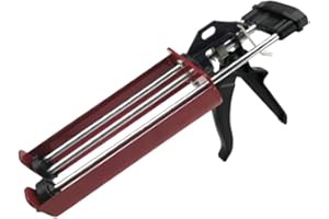 YITAIYUAN Pistola Per Calafataggio Bicomponente, Pistola Per Calafataggio A Doppia Cartuccia Con Impugnatura Comfort, Pistola Per Applicazione Manuale Di Ferro Per Epossidica, Acrilico, Silicone