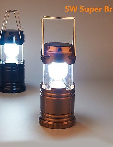 ZQ Nueva Llegada Solar Recargable USB 6 LED Linterna Para ir de Excursi¨®n Camping Emergencias Los Cortes , gold