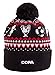 Produktbild COPA - Nordic Knit Beanie - Schwarz/ Rot/ Weiss