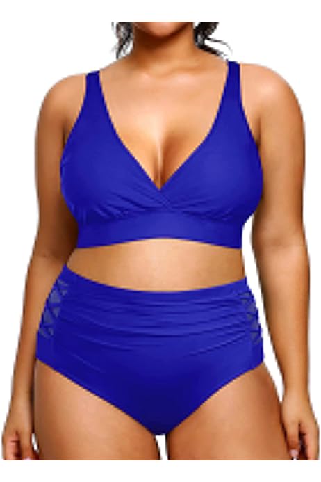 High Waisted Bikini Sets For Women Plus Yonique Women's Plus Size