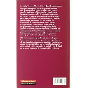Correspondencia Martín Gaite-Juan Benet (Biografías y Memorias)