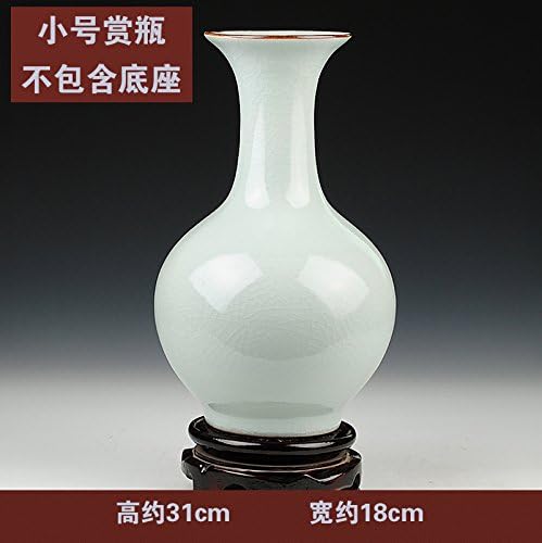 WDHP Ceramic Antique Vase Home Furnishing Decorative Light,31*18Cm,A (Without Base)