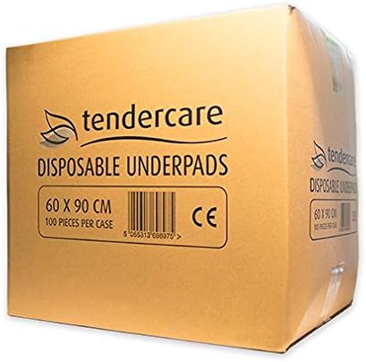 Tendercare 60x90 cm Bed Pads Underpads Incontinence Pads (100 Pads)