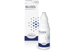 COLONIR Omega Pharma - Ialusol Gocce Oculari con Acido Ialuronico, Utile in Caso di Secchezza Oculare, 15 ml