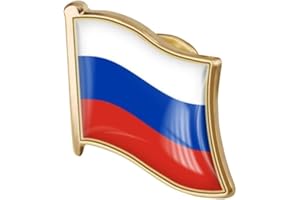 AYRSJCL 1 Pz Bandiera Russa Pin Badge Metal Smalto Smalto Pin Spilla Spilla Russo Di Bandiera Distintivi Novità Accessorio