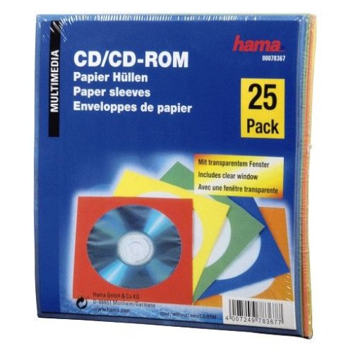 Hama Papierleerhüllen 25er-Pack, farblich sortiert