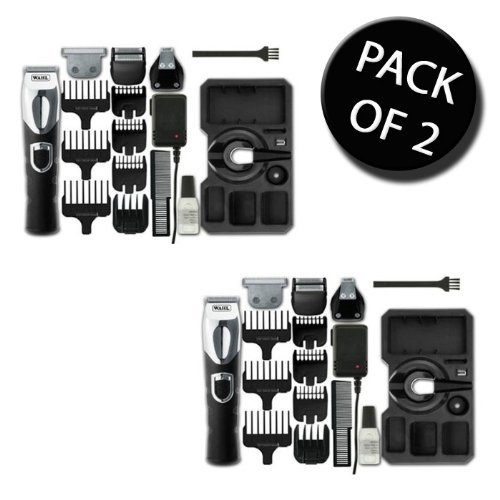 2X Wahl 9854-800 Men's Deluxe Grooming Station Rechargeable Trimmer Kit - Image 3