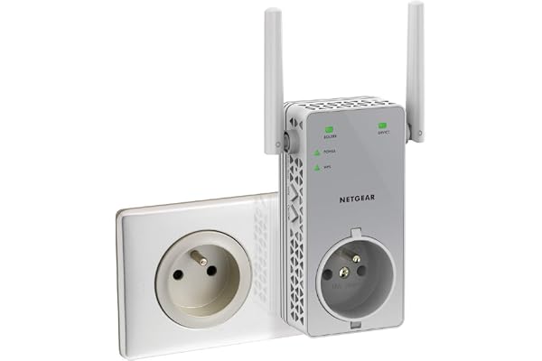 Netgear - AC750 WiFi Range Extender EX3800 - Wi-FI Range Extender - 802.11a b g n AC - Bande Double