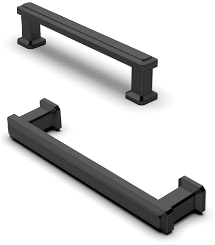 Lot De 10 Poignées De Meuble Modernes Cachées, Trou Central