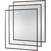Empasa Fliegengitter Für Fenster – 5er Set, Alurahmen, Selbst Zuschneidbar, 100x120 Cm – Insektenschutz Ohne Bohren