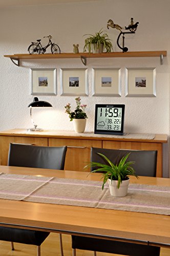 Bresser Wetterstation und Wanduhr TemeoTrend JC, schwarz - 5