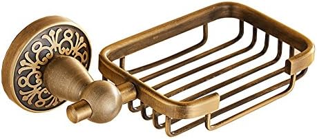 MEIDUO Shelving Shelf Multifunction Rack Wall Bathroom Space Aluminum Soap Holder Retro Carved 60 * 100 * 150mm very durable