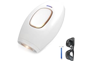 CHENRI PureGlow Hair Removal, IPL Hair Removal Device, Permanent Hair Removal Device with 5 Energy Levels, Painless Hair Removal for Women and Men, Hair Remover for Facial, Legs, Arms, Body (White)