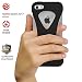 Produktbild Palmo iPhone SE/5s/5c/5 Hülle Case (Schwarz) - One finger gripping iPhone case to prevent dropping Gewinner des Red Dot Award: Product Design 2017 & GOOD DESIGN AWARD 2015 – Fallgetestet durch das US-Militär, Einhandbedienung, Selfies, ultraleicht, kratzfeste Beschichtung, erstklassige Silikonhülle mit Trageband zur Verhinderung des Herunterfallens, aufprallsicher, staubdicht, schlichtes Design, Pokemon Go kompatibel, erweiterte Daumensteuerung