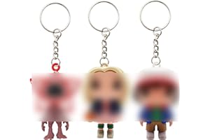 simyron Llavero 3 piezas Llavero 3D Llavero Llaveros Dibujos Animados Recuerdo de Fiesta Niño