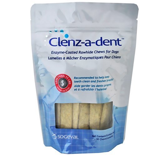 clenzadent Rawhide Chews for Dogs Small (30 ct) by sogeval
