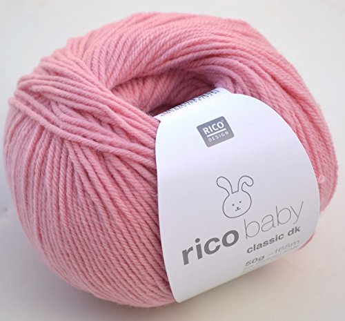 Rico Design rico baby classic dk Strick- und Häkelgarn Babywolle smokey rose