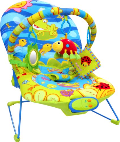 Baby Vibrating Musical Bouncy Chair, Bouncer Chair, Bouncing Chair Bright Frog