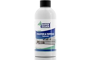 SUPER CLEAN Detergente concentrato per tessuti e tappeti pulizia profonda per tutti i tipi di imbottiti moquette sedili auto divani e poltrone 500 ml
