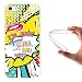 Produktbild iPhone SE iPhone 5 5S Hülle, WoowCase Handyhülle Silikon für [ iPhone SE iPhone 5 5S ] Kosmischer Lippensatz - I'm Just A Good Girl With Bad Habits Handytasche Handy Cover Case Schutzhülle Flexible TPU - Transparent