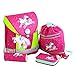 Produktbild Die Spiegelburg Schulranzen-Set 4-tlg Ergo Style Fun fluor. Zauberhafte Einhörner zauberhafte einhörner