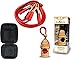 Auto Pearl - Combo Of - Bead Seat Velvet Grey , Car 500 Amp Heavy Duty Jumper Booster Cables And 8ml Car/Home/Office Hanging Air Freshener RS.1082.00