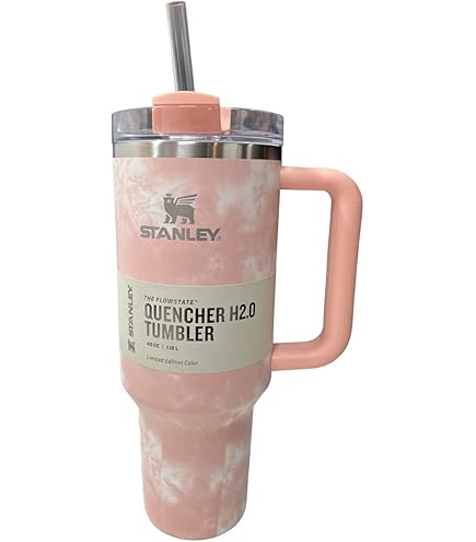 Stanley Adventure Quencher 40 Oz Tumbler - Citron Tie Dye Travel Cup