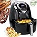 Produktbild Bakaji Heißluft-Fritteuse ohne Öl Airfryer XL Display Digitaler A 7 Programme Kapazität 3.2 LT Premium 1400 W Cuisiner DELUXE